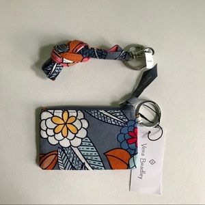 Vera Bradley Tropical Evening Zip ID Lanyard Set